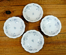 Johann Haviland BLUE GARLAND Set of 4 FRUIT BERRY SAUCE BOWLS 5 1/8" - Germany