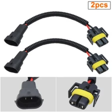 2pcs H11 H8 H9 Fog Light Extension Wiring Harness Socket Cable Connector Holder