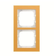 Busch Jaeger 1722-225 Abdeckrahmen 2-fach Glas Sonne - Busch-axcent® pur