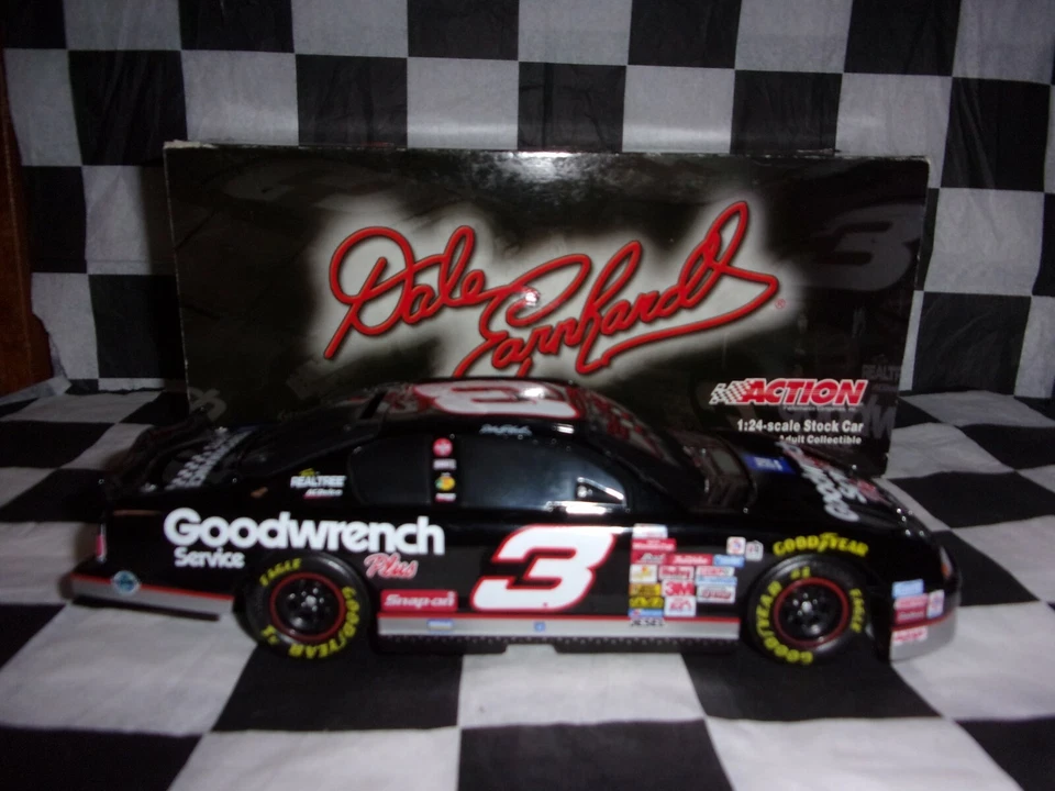 Dale Earnhardt Sr #3 GM GOODWRENCH Service Plus 1:24 BANK NASCAR Action 101107 - Immagine 2 di 4