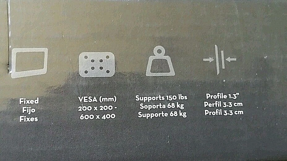 NUEVO OMNIMOUNT 37-80" FIJO TV SOPORTE DE MONTAJE EN PARED Foto 4 de 4