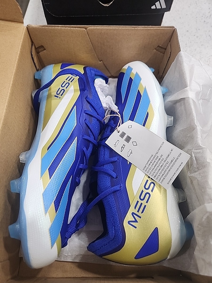 Adidas Youth X Crazyfast Elite FG Messi 'Blue Gold' IE8676