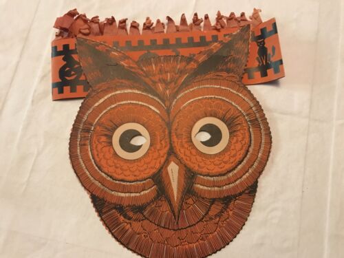 EULE Wabenmaske Vintage Halloween Hut, USA, Beistle Co.