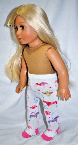 Fits American Girl Dolls Our Generation Journey 18" Doll Clothes Pony Tights - Picture 7 of 8