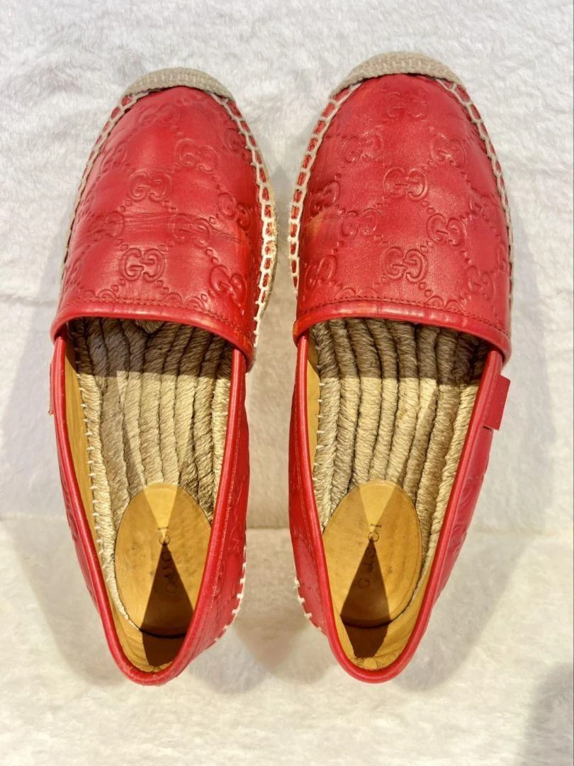 Red sales gucci espadrilles