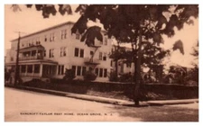 Bancroft Taylor Rest Home Ocean Grove New Jersey RPPC Postcard 