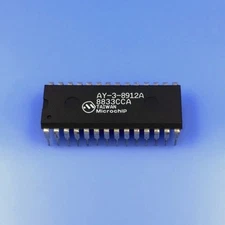 1PCS Programmable Sound Generator IC MICROCHIP/SOUND DIP-28 AY-3-8912A AY3-8912A