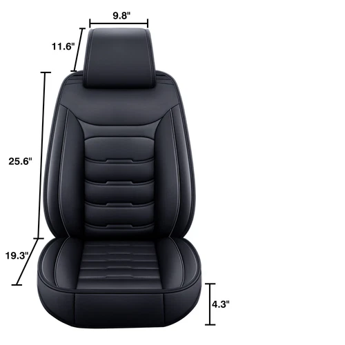 For Toyota RAV4 Car Seat Covers 5-Seats Front & Rear Protector Leather Full Sets - Imagen 10 de 26
