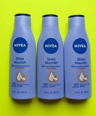 NIVEA Shea Nourish Deep Nourishing Serum - Lot of 3