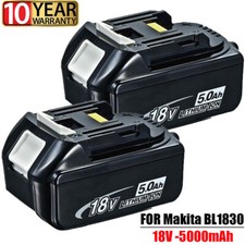2X 18V Genuine 5.0Ah For Makita LXT Li-Ion BL1830 BL1850-2 BL1860 BL1815 Battery