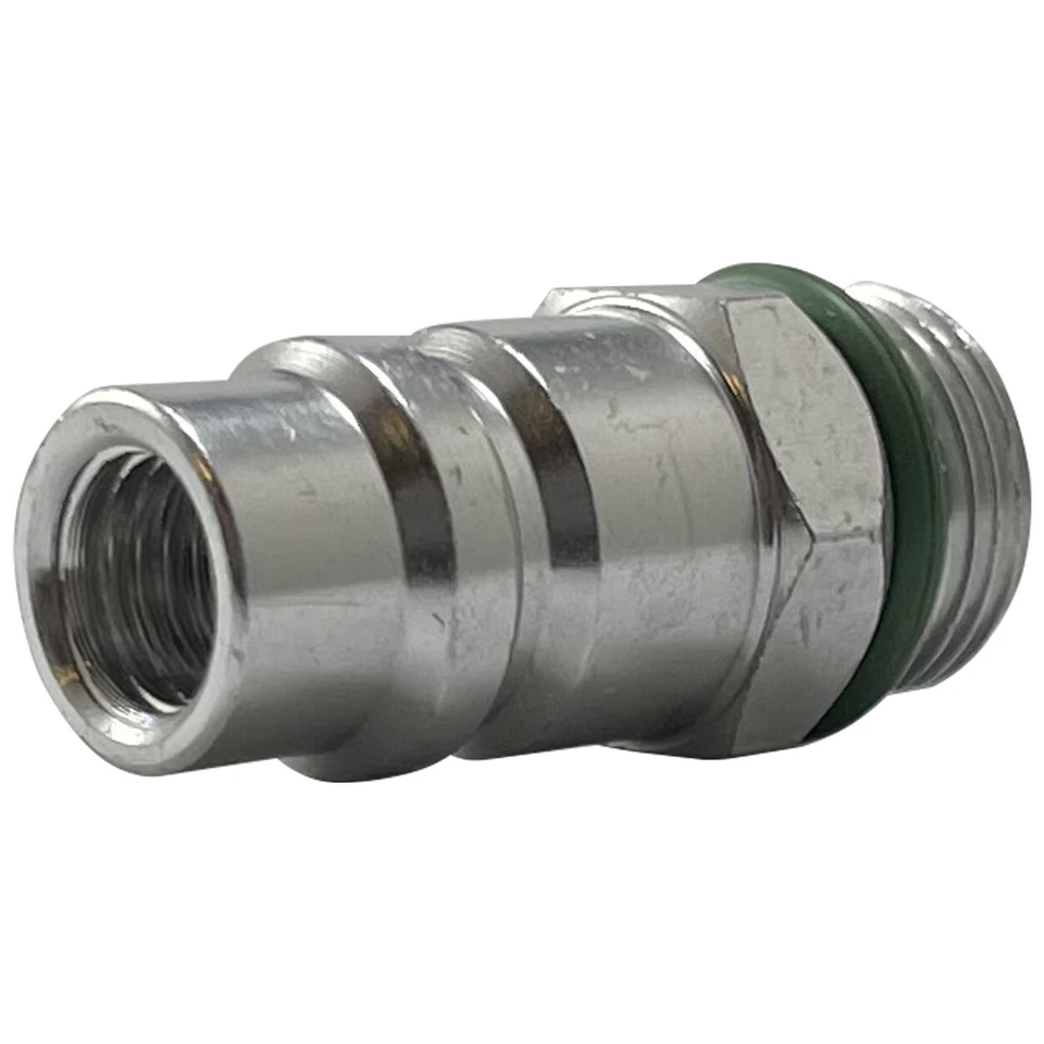 FJC 2607 A/C Aeroquip Aluminum OE R-134a Low Side Service Valve Port M13 x 1 - Image 2 of 4