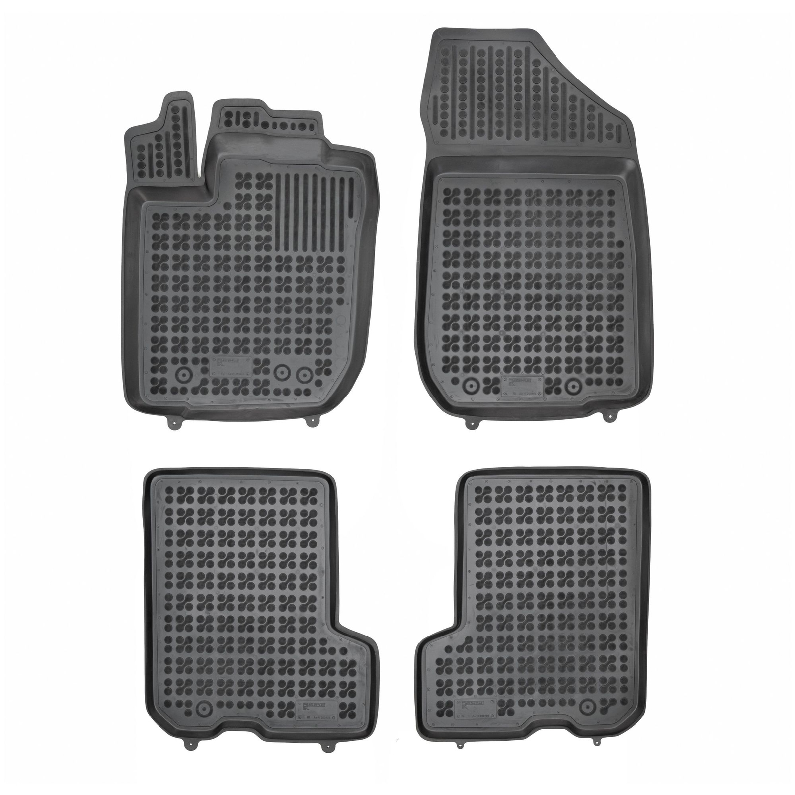 Tapis caoutchouc Rezaw-Plast avec bords hauts 3D étanches pour Dacia Sandero II