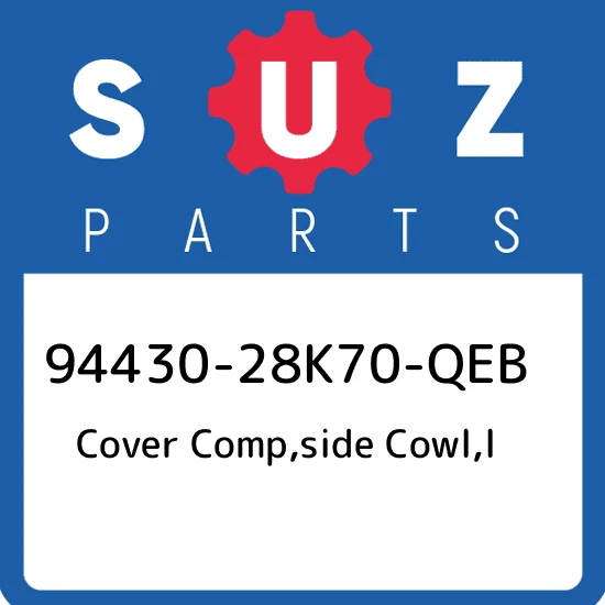 COVER,SIDE COWL,L (GRAY) *{FOR QEB}*