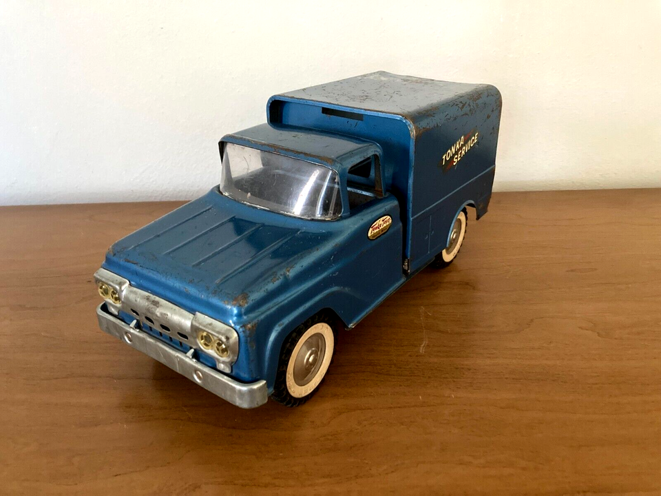 VINTAGE 1959 Tonka Toys BLUE Service Truck GOOD CONDITION eBay