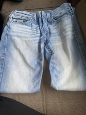 Vintage Double Stitch True Religion Jeans Mens Size 33 straight HTF Style