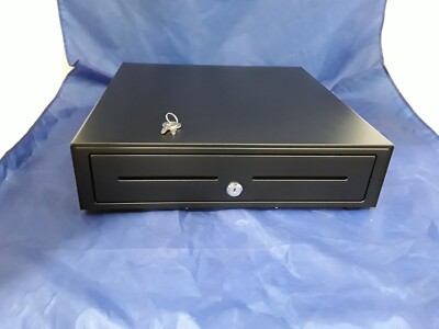 NEW MMF-VL16USB-04 CASH DRAWER, 16x16, Black, Dual Media Slots, 1 Set of Keys