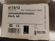 Busch-Jaeger venetian blind actuator module 2 x 230V 6A 6174/12 EIB KNX