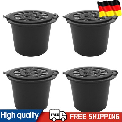 4pcs Refillable Coffee Capsule Cup for Dolce Gusto with Nespresso Coffee Machine