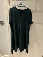 Uniqlo A-line Green dress, S