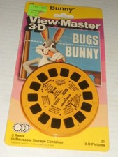 1988 View Master "Bugs Bunny" 3 Reel Pack Sealed On Card