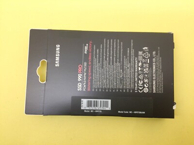Samsung 990 PRO 2TB M.2 NVME PCIE 4.0 V-NAND Internal SSD MZ