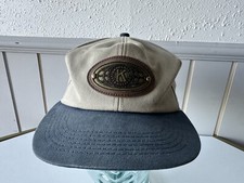 Vintage 1980s Legend Kiwanis International Seal Emblem Khaki Strapback Cap