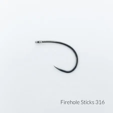 Firehole Outdoors Hooks 316 Barbless Wide Gape Nymph/Emerger-Fly Tying - 36 pack
