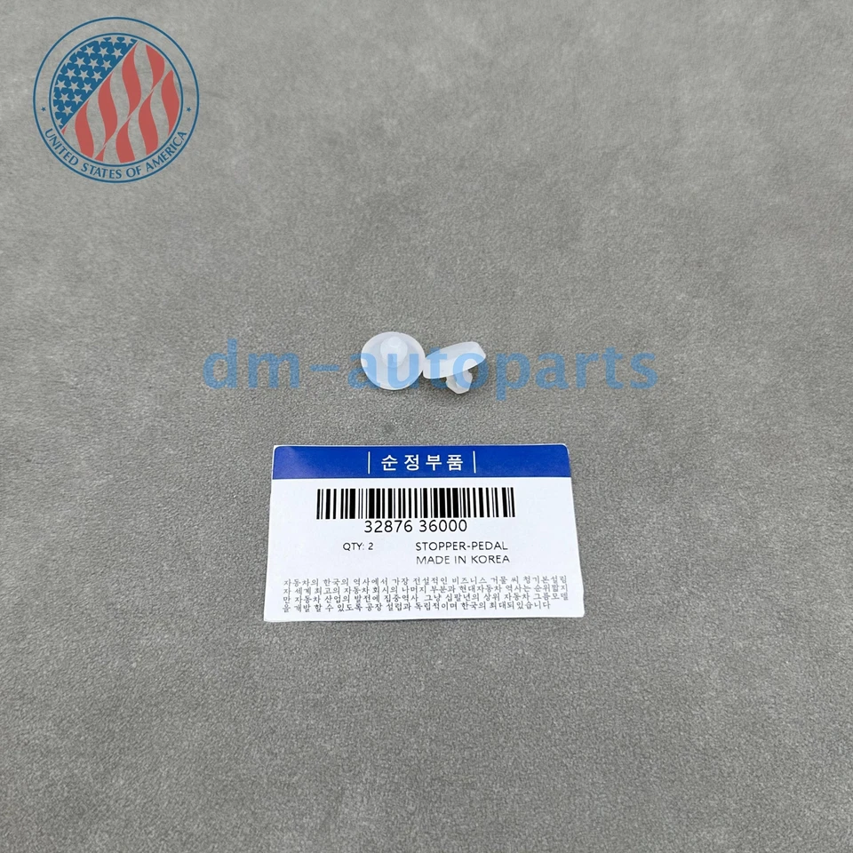 New 2X Brake Pedal Stopper For 3287636000 01-15 Kia Optima Sorento Sportage Soul Foto 4 de 4