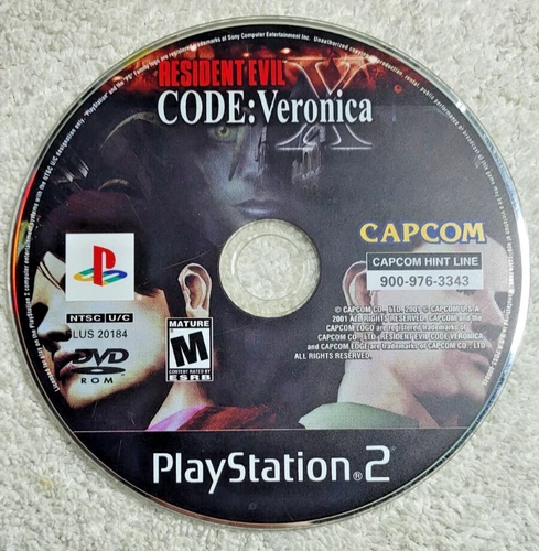 Resident Evil Code Veronica X PS2 Sony PlayStation 2 Disc Only Tested