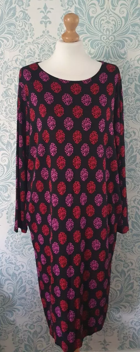 Masai Clothing Company Black Red Dress With Pockets Size L