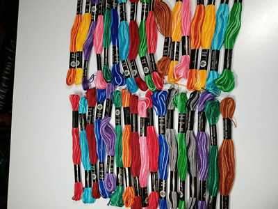 Lot of 34 Skeins Loops & Threads Variegated Embroidery Thread/Floss-NEW