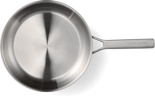 Merten & Storck Tri-Ply Stainless Steel 3.5QT Saute Pan with Lid, Professional C - Picture 10 of 13