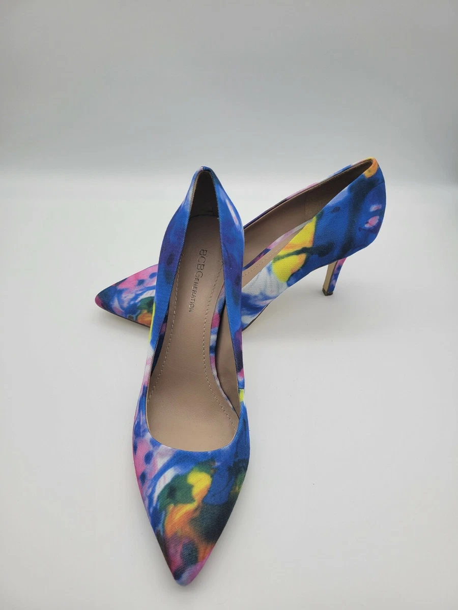 Tie dye shop heels
