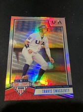 2019 USA Baseball Stars and Stripes Longevity Holofoil #74 Travis Swaggerty /99