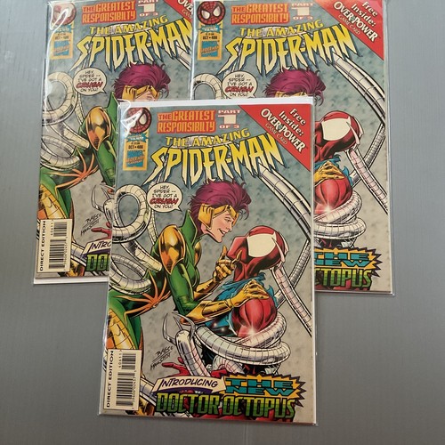 AMAZING SPIDER-MAN #406 NEAR MINT LADY OCTOPUS WITH CARD   LIVE ON EBAY - Picture 1 of 4
