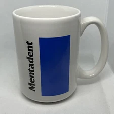 MENTADENT Toothpaste Coffee Mug Cup 14 oz Vintage RARE Collectable