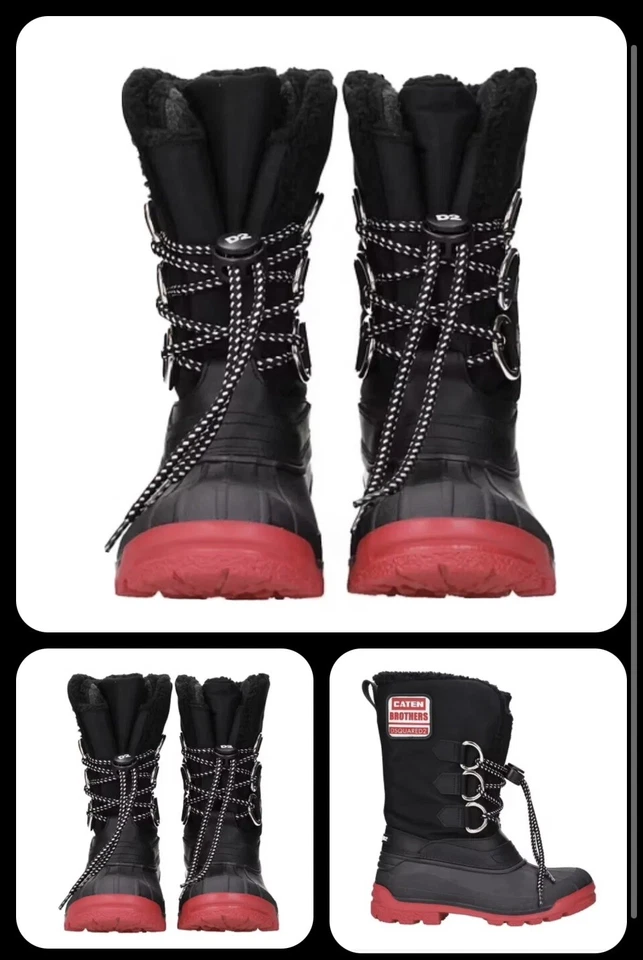 Botines negros para mujer Dsquared2 talla 9 Foto 3 de 4