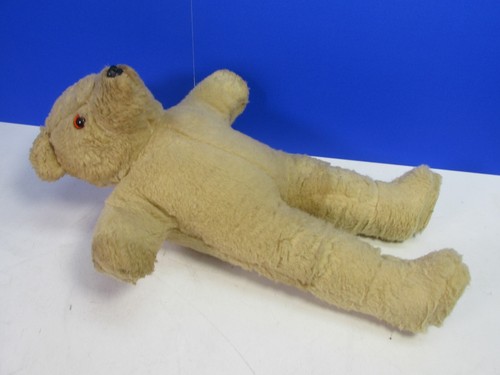 vintage 18" PADDINGTON BEAR PLUSH soft toy old DUNLOP WELLIES 6 HAT - Picture 10 of 16