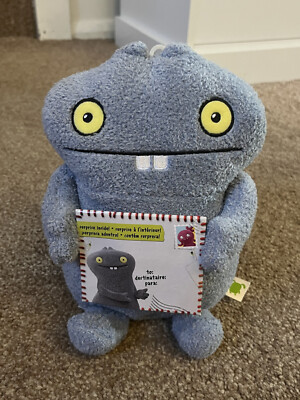 Babo Ugly Doll Hungrily Yours Stofftier Plüschtier mit seinem Aufkleber 18 cm UK