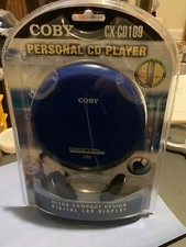 coby cx-cd 109 personal cd player digital lcd display new ultra compact design