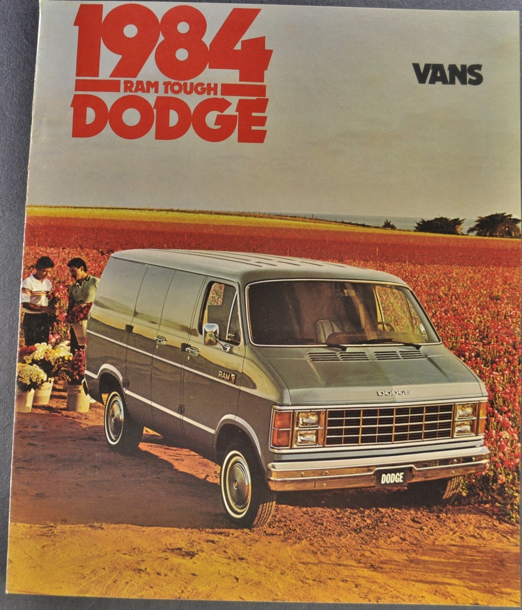 1984 Dodge Van Truck Brochure Prospector Ram Van Maxivan Excellent