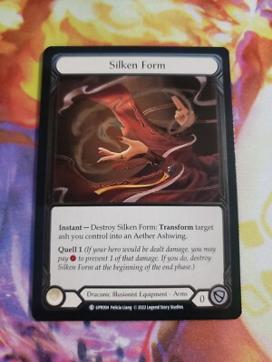 Silken Form Cold Foil NM Uprising FAB Flesh and Blood TCG | eBay