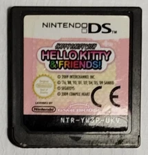 NINTENDO DS 2009 HAPPY PARTY WITH HELLO KITTY AND FRIENDS PAL CARTRIDGE TESTED