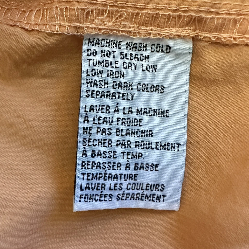 Camisa de pesca World Wide Sportsman para hombre botón ventilado grande naranja Foto 4 de 4