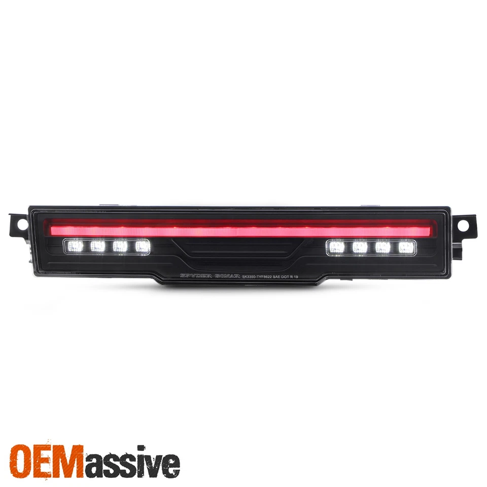 适用于 2022 - 2024 丰田 GR86 / 斯巴鲁 BRZ LED 后保险杠灯带雾灯黑色 — 第 2/4 张图片