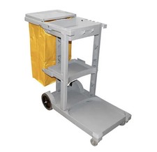 Commercial Janitorial Cleaning Cart / Housekeeping Trolley with Bag