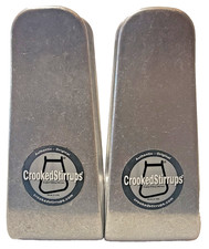 Crooked Stirrups CSC-L1/3 Authentic Original Western Riding Stirrups Aluminum