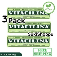 3 pack Ointment VITACILINA Ungüento  Vegan First Aid 