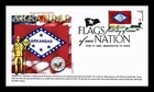 US COVER ARKANSAS FLAGS OF OUR NATION FIRST DAY ISSUE PANDA CACHET