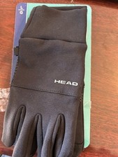 Head Womens Sensatec Touchscreen Running Gloves Size L Large Black